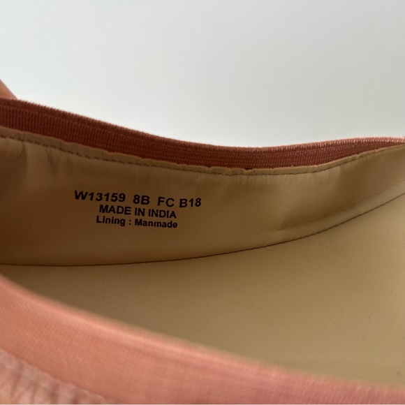 Cole Haan Elbridge Pink Ballet Suede Slip On Flats Cap Toe W13159 8B - Picture 5 of 15